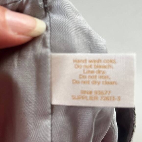 Decree Sequin Mini Skirt Sz M Silver Y2K Clubwear Festival Glam Party Bling - Picture 10 of 12